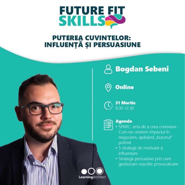 Clubul Learning Architect | FUTURE FIT SKILLS: Puterea cuvintelor – Influență și persuasiune