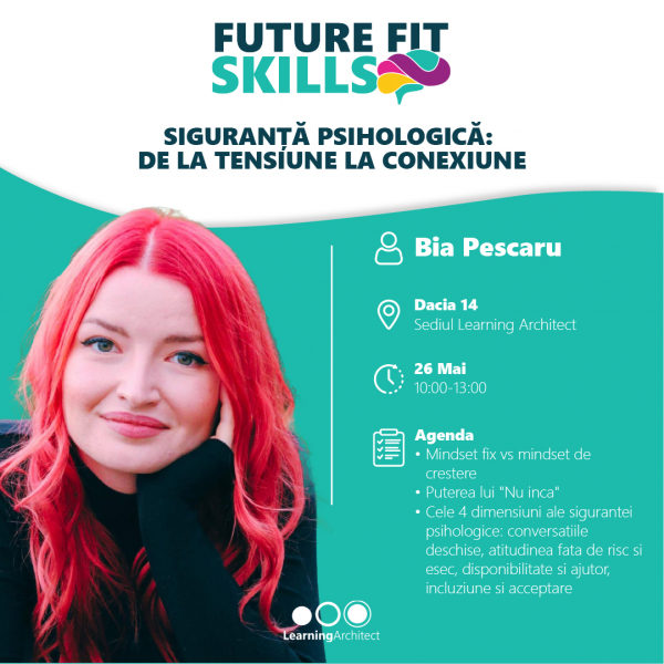 Clubul Learning Architect | FUTURE FIT SKILLS: Siguranță psihologică – De la tensiune la conexiune