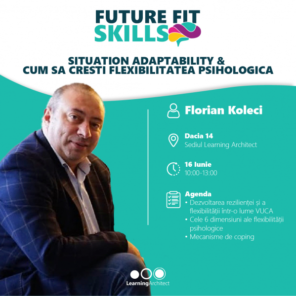 Clubul Learning Architect | FUTURE FIT SKILLS: Situation Adaptability & Cum să crești flexibilitatea psihologică